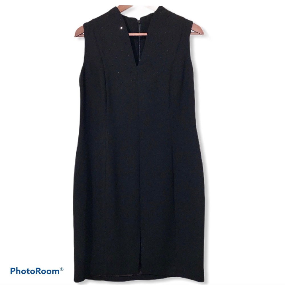 Black Dress with Rhinestones